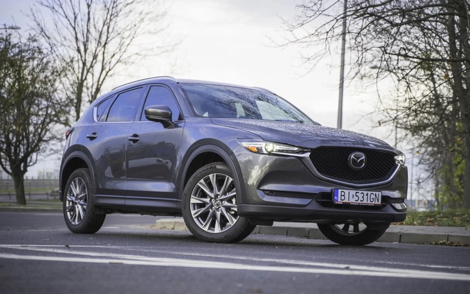 Mazda CX-5 cena 117900 przebieg: 4100, rok produkcji 2021 z Białystok małe 436